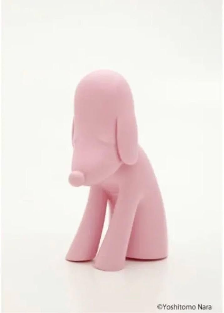 Amazon.co.jp: 奈良美智 貯金箱 ピンク あおもり犬 青森県立美術館限定