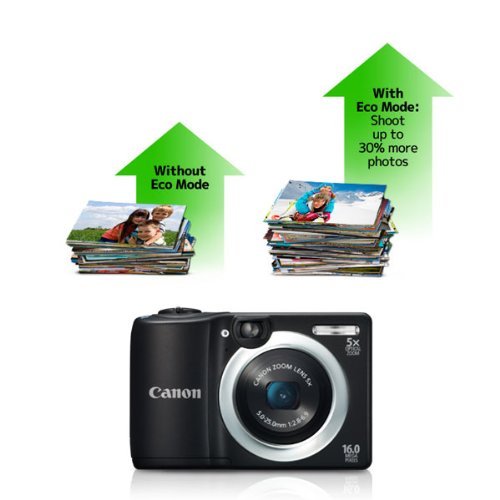 Amazon.com : Canon PowerShot A1400 16.0 MP Digital Camera with 5X
