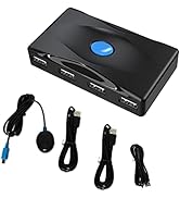 Amazon.co.jp: ES-Tune 8ポートKVM切替器 8入力1出力 VGAケーブル8本