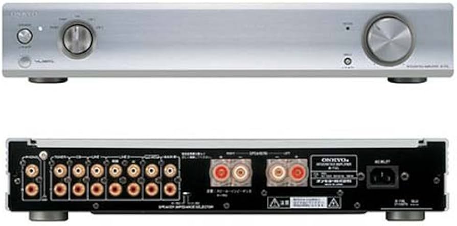 Amazon.co.jp: ONKYO プリメインアンプ 200W+200W A-1VL(S) /シルバー