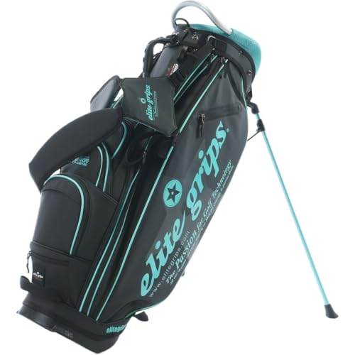 ◻︎エリートグリップ 軽量スタンド式キャディーバッグ 人気の白x