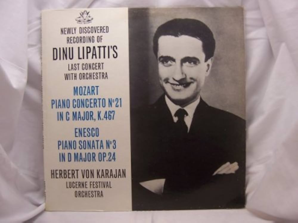 SP12in英コロンビア2枚モーツァルトPソナタ/DINU LIPATTI SP12in英