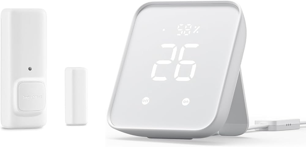 Amazon.co.jp: SwitchBot ハブ2 開閉センサー 2個セット スマート