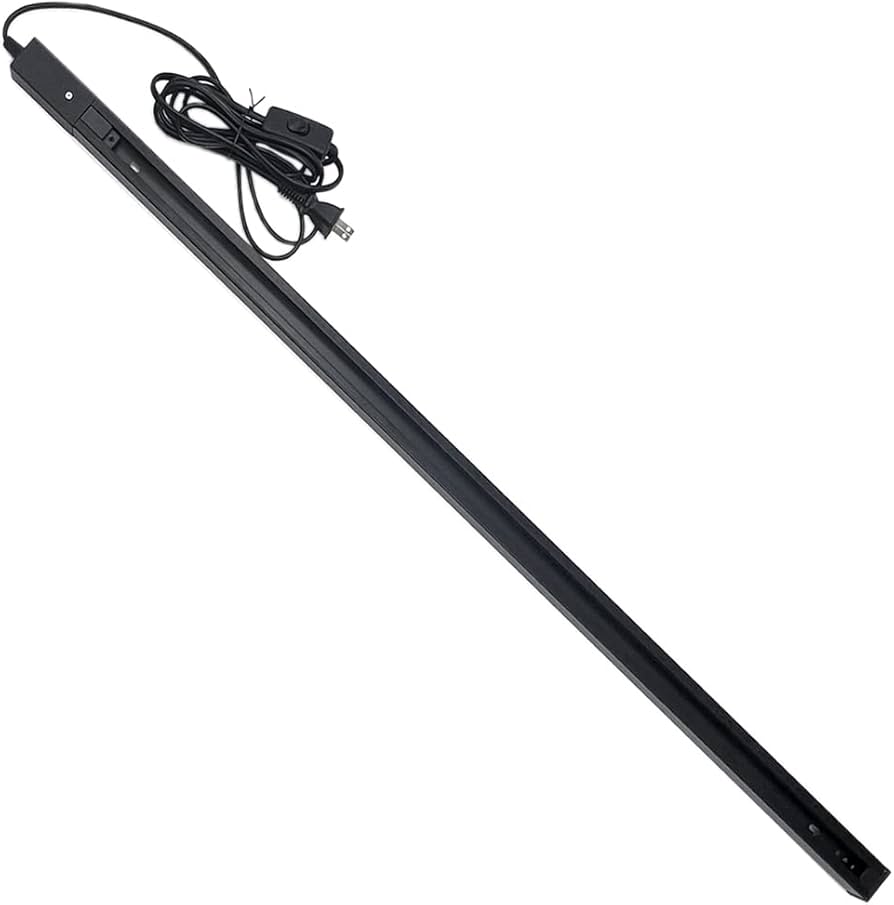 Amazon.co.jp: コンセント式 配線ダクトレール 150cm 黒 天井照明