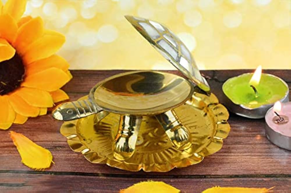 Reiki Crystal Products Feng Shui Wish Fulfilling Brass Tortoise