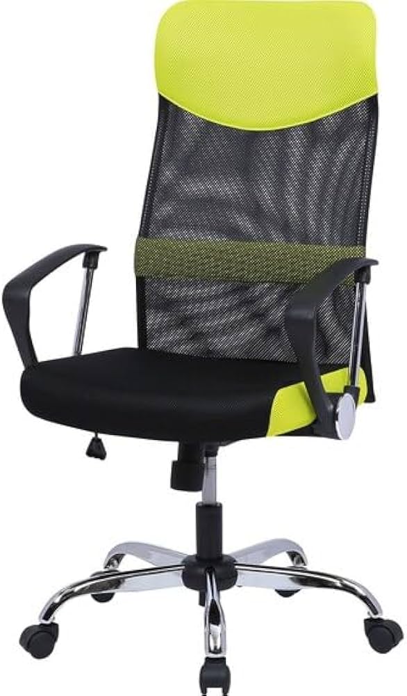 Amazon.co.jp: ニトリ ワークチェア インバネスU MC イエローグリーン