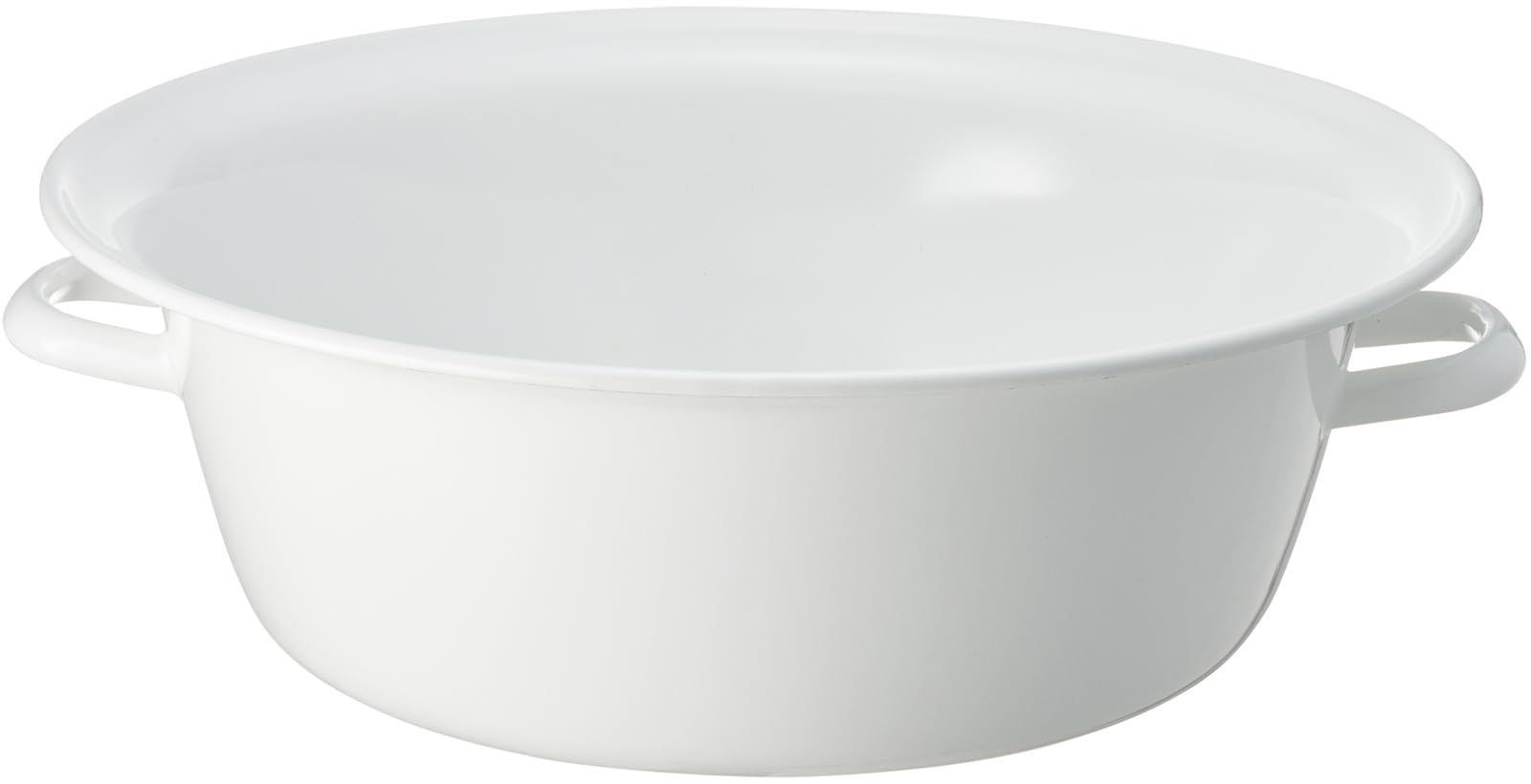 Amazon.co.jp: 野田琺瑯 たらい ホーロー 40cm ホワイト 日本製 TAー40