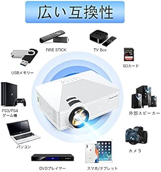 Amazon.co.jp: PONER SAUND プロジェクター Wifi 小型 6000ルーメン