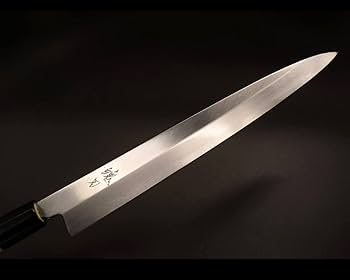 Amazon | 堺製プロ仕様 魄刃 Hakuba 本霞白二鋼 柳刃包丁9寸 270mm