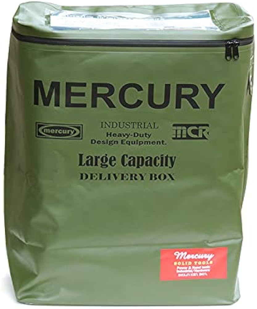 Amazon.co.jp: マーキュリー 防水 デリバリーボックス (カーキ) 置き型
