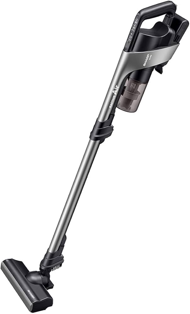 Amazon.co.jp: Sharp EC-HR8-B Cordless Stick Vacuum Cleaner, Black