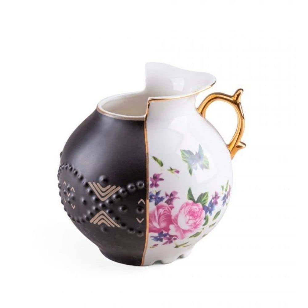 Amazon.co.jp: SELETTI 花瓶 Hybrid フラワーベース LFE 花器 陶器