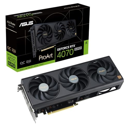 Amazon | ASUS ProArt -RTX4070S-O12G NVIDIA GeForce RTX 4070 SUPER