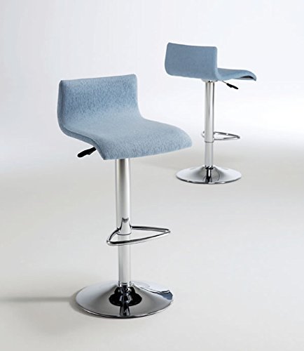 Amazon｜※脚のみ カウンターチェアパーツ ガス圧昇降式脚 クローム