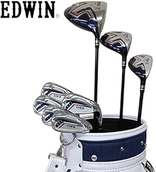 Amazon.co.jp: EDWIN ゴルフクラブ 8本セット[W#1 / W#4 / U#5 / I#7