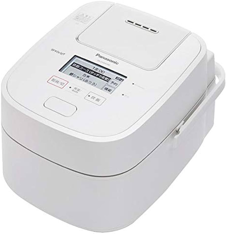 Amazon | パナソニック スチーム&可変圧力IH炊飯ジャー(5．5合炊き) W