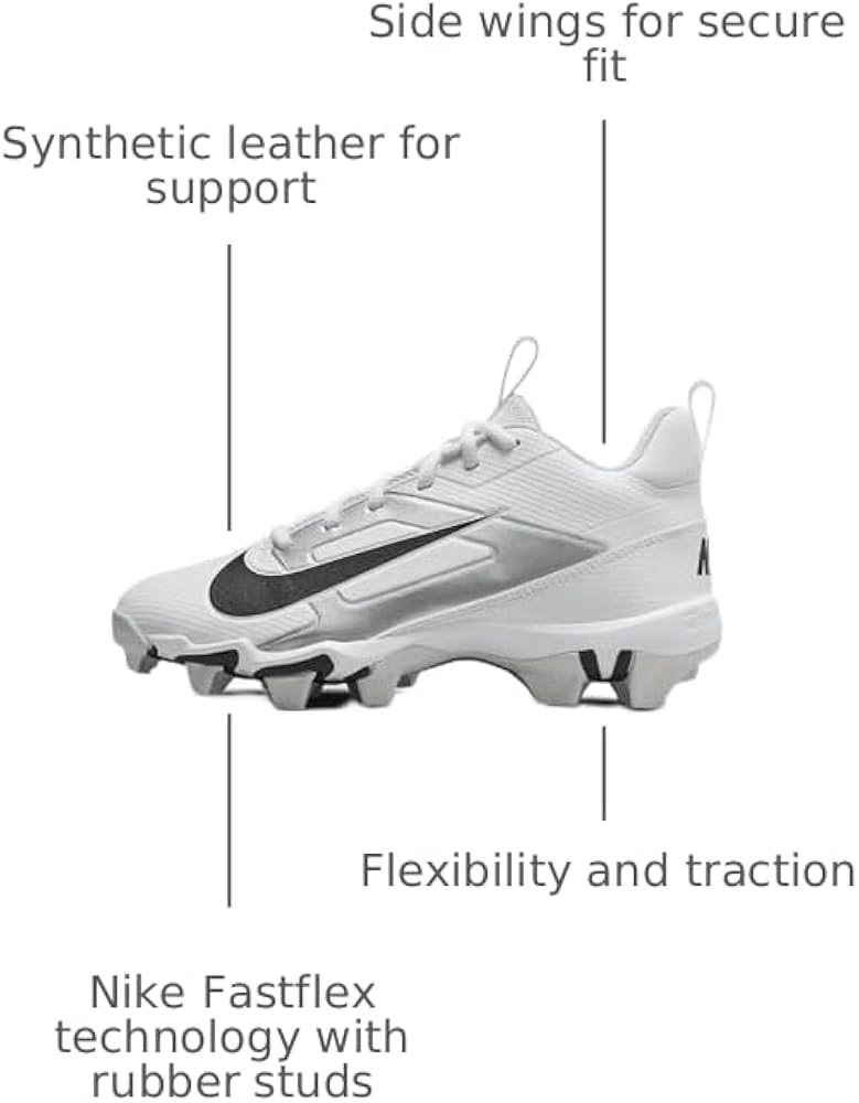 Amazon.com | Nike Alpha Menace 4 Shark Big Kids' Football Cleats