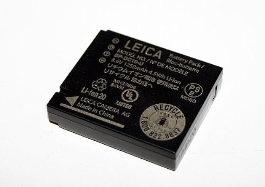 Amazon | ライカ D-LUX6,D-LUX5用バッテリーBP-DC10-U) | Leica