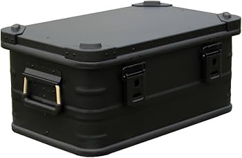 Amazon｜マットブラックスタッキング アルミ コンテナボックス30L