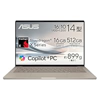 Amazon.co.jp: ASUS Zenbook SORA UX3407QA 14.0 Laptop, Qualcomm