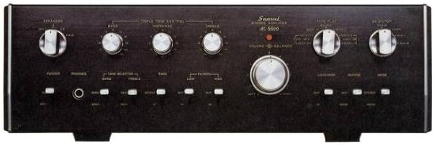 Amazon.co.jp: Sansui 山水 AU-6600 プリメインアンプ : 家電＆カメラ
