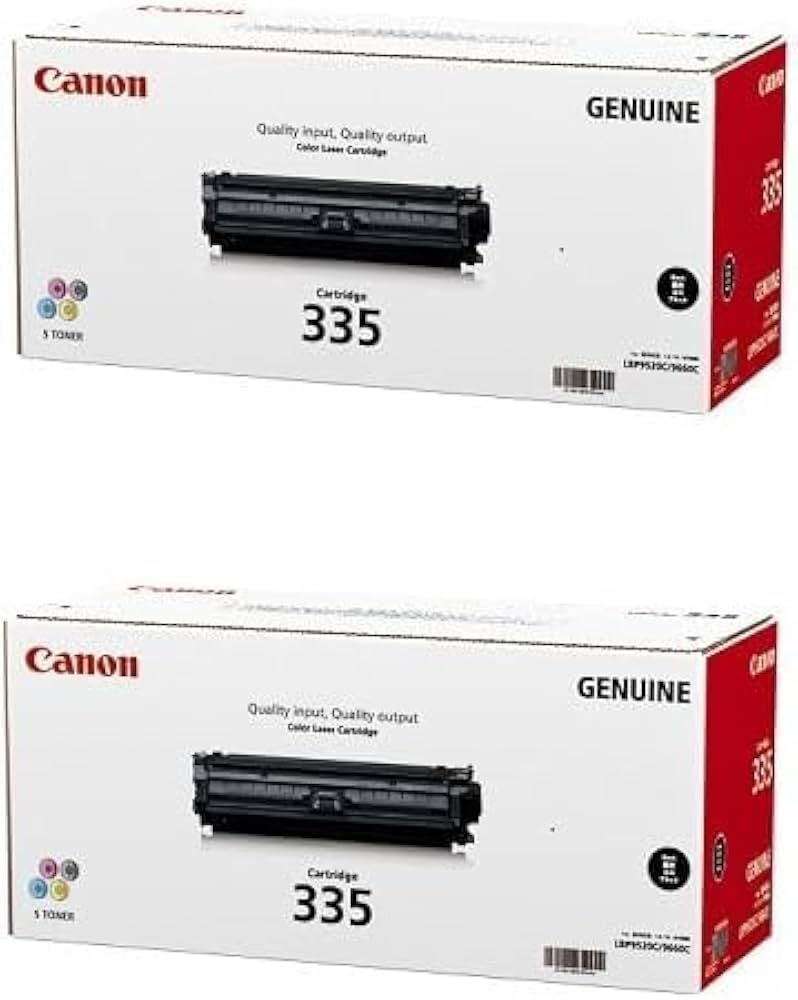 Amazon | CANON トナーカートリッジ335 ブラック 2本セット 純正品