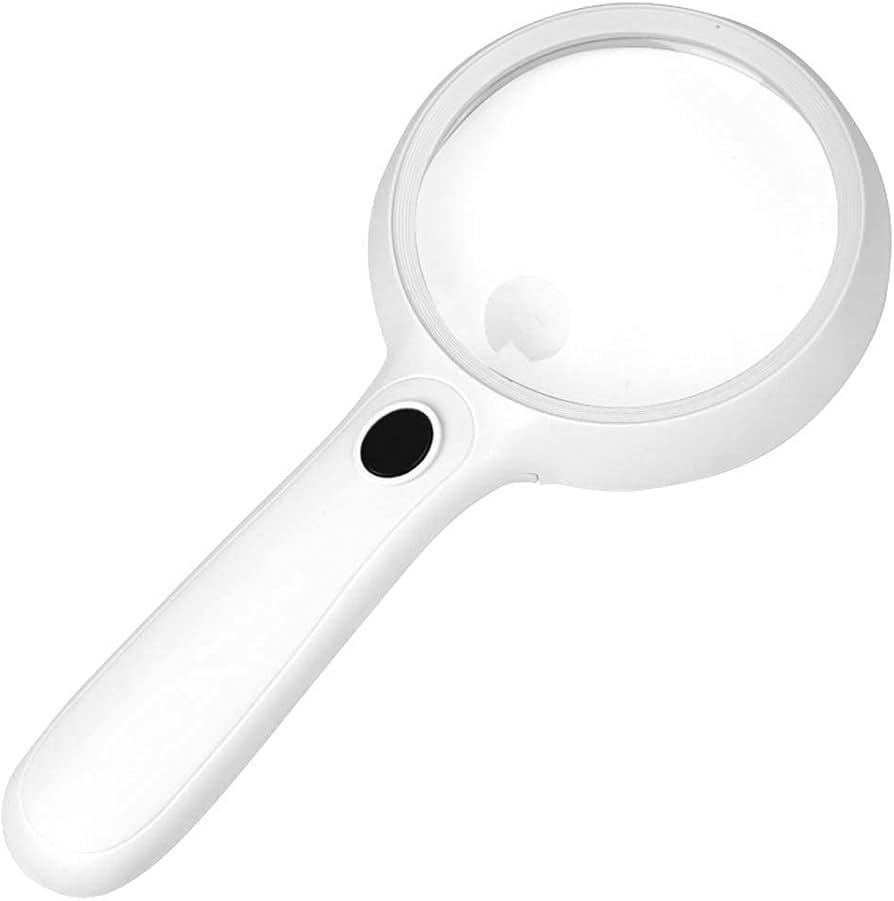Amazon.co.jp: 2倍 6倍照明付き拡大鏡、黄斑変性症、高齢者、ルーペ
