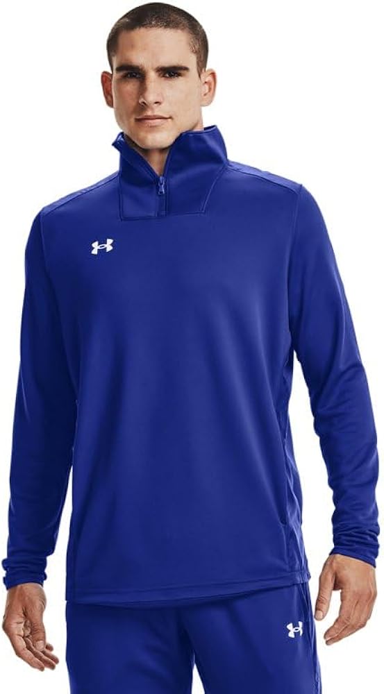 Under Armour Command Mens Quarter Zip S Royal-white at Amazon