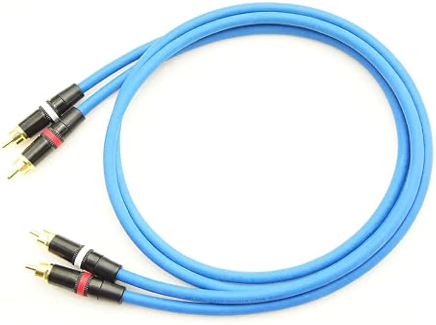 Amazon | BELDEN 8412 RCA 赤白ライン 4色 2本ペアケーブル ケーブル