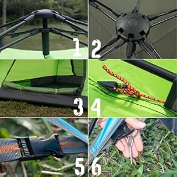 Amazon.co.jp: YACONE テント ワンタッチテント 3～4人用 2WAY テント