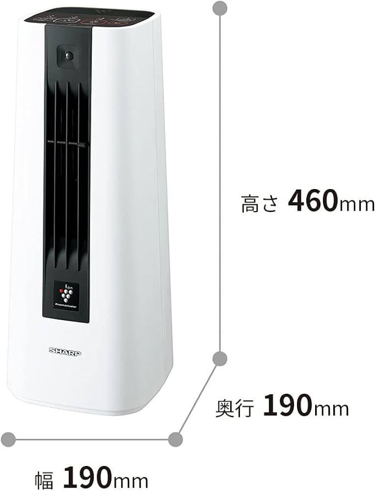 Amazon | シャープ 小型 セラミックファンヒーター 暖房 6(8)畳