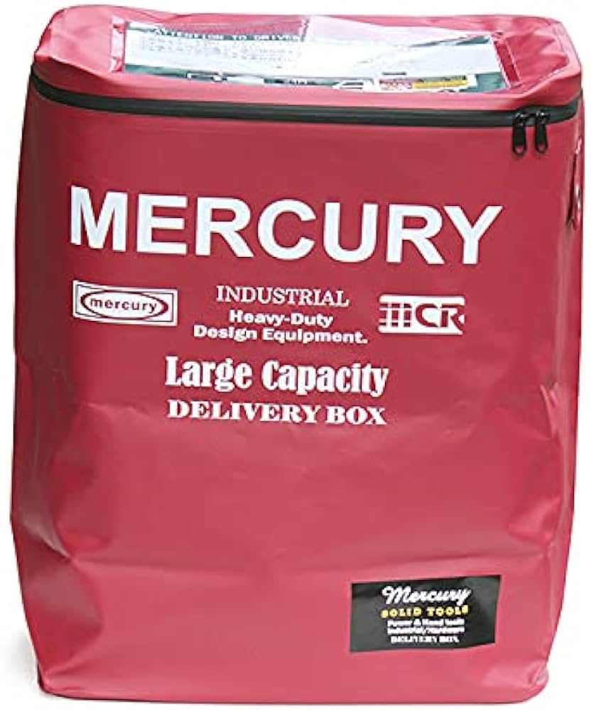 Amazon.co.jp: マーキュリー 防水 デリバリーボックス (レッド) 置き型