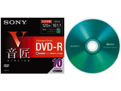 Amazon.co.jp: SONY DVD-R 録画用 120分(16倍速対応/プレミアム