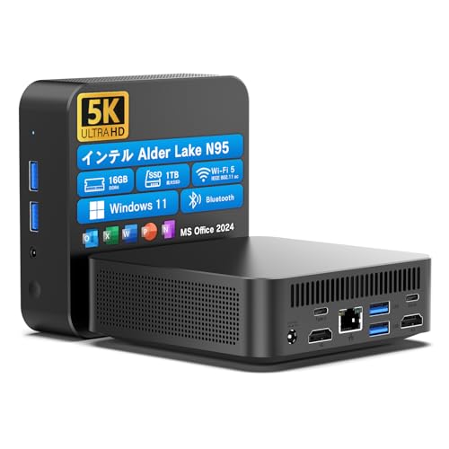 Amazon.co.jp: VETESA ミニpc n95 windows11 office2024搭載 小型pc 3