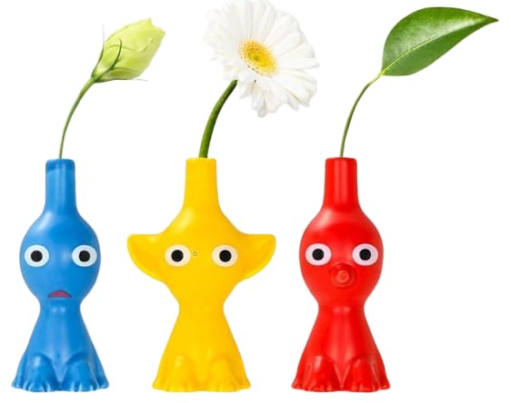 ピクミン ピクミン 一輪挿し 赤と青 箱無し 花瓶 一輪挿し 赤 青 黄 箱