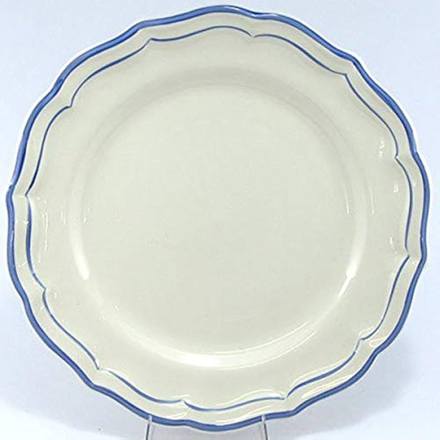 Amazon.co.jp: ジアン(Gien) フィレ ブルー プレート 26cm 1540 [並行