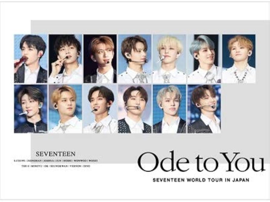 Amazon.co.jp: SEVENTEEN WORLD TOUR ODE TO YOU … 【ブルーレイ