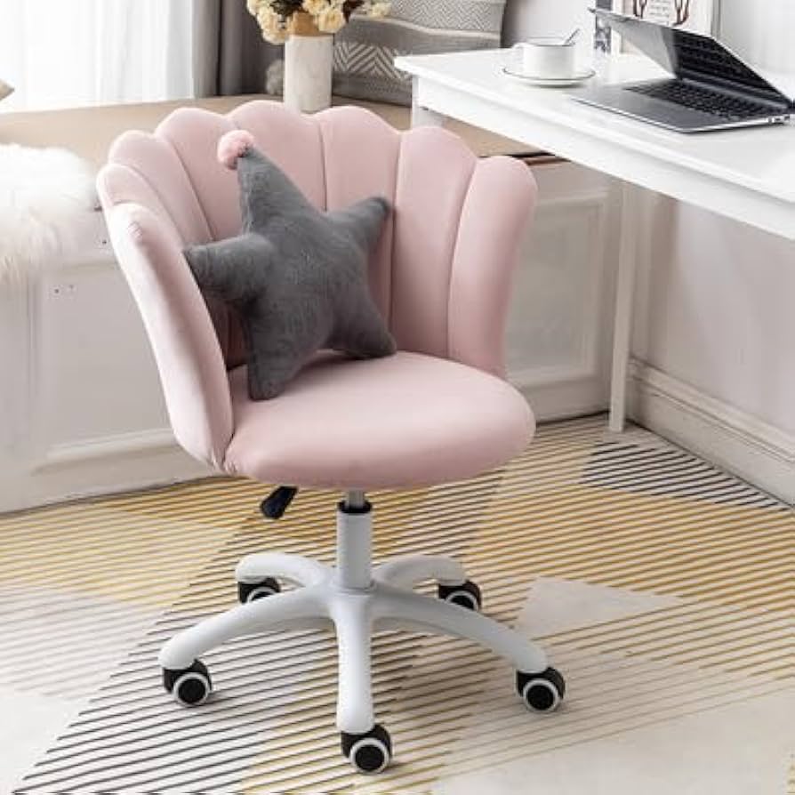 Amazon.co.jp: デスクチェア 回転 シェル型 フランフラン風 チェア