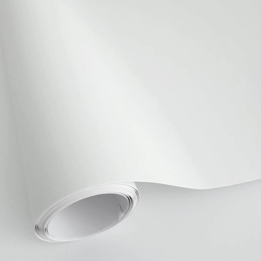 Amazon | 壁紙屋本舗 壁紙シール 白 ホワイト リメイクシート はがせる