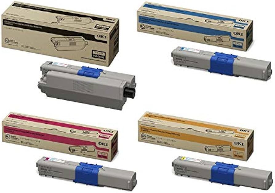 Amazon.co.jp: OKI トナーカートリッジTNR-C4KK1/C1/M1/Y1 4色セット