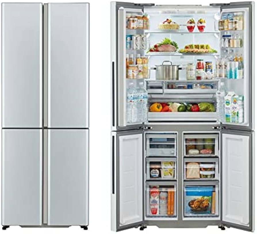 Amazon | アクア AQR-TZ42K(S) 4ドア冷蔵庫 (420L・フレンチドア