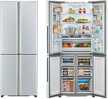 Amazon | アクア AQR-TZ42K(S) 4ドア冷蔵庫 (420L・フレンチドア