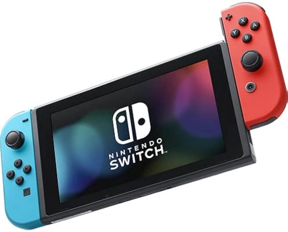 Nintendo Switch Neon Blue and Neon Red Joy-Con: Nintendo Switch