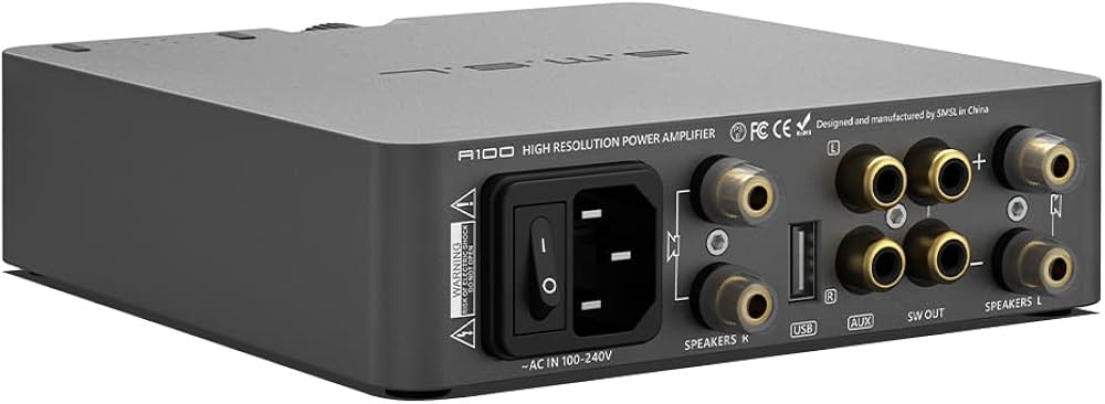 Amazon.com: SMSL A100 Amplifier Home Audio, Stereo Amplifier Uses