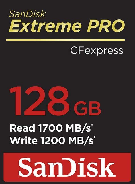 Amazon | SanDisk 128GB Extreme PRO CFexpress Card Type B - SDCFE