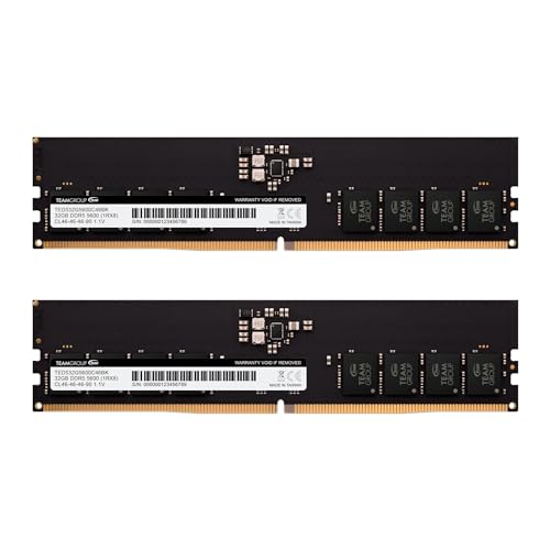 TEAMGROUP - Elite DDR5 64GB キット (2x32GB) 5600Mhz PC5-44800 CL46