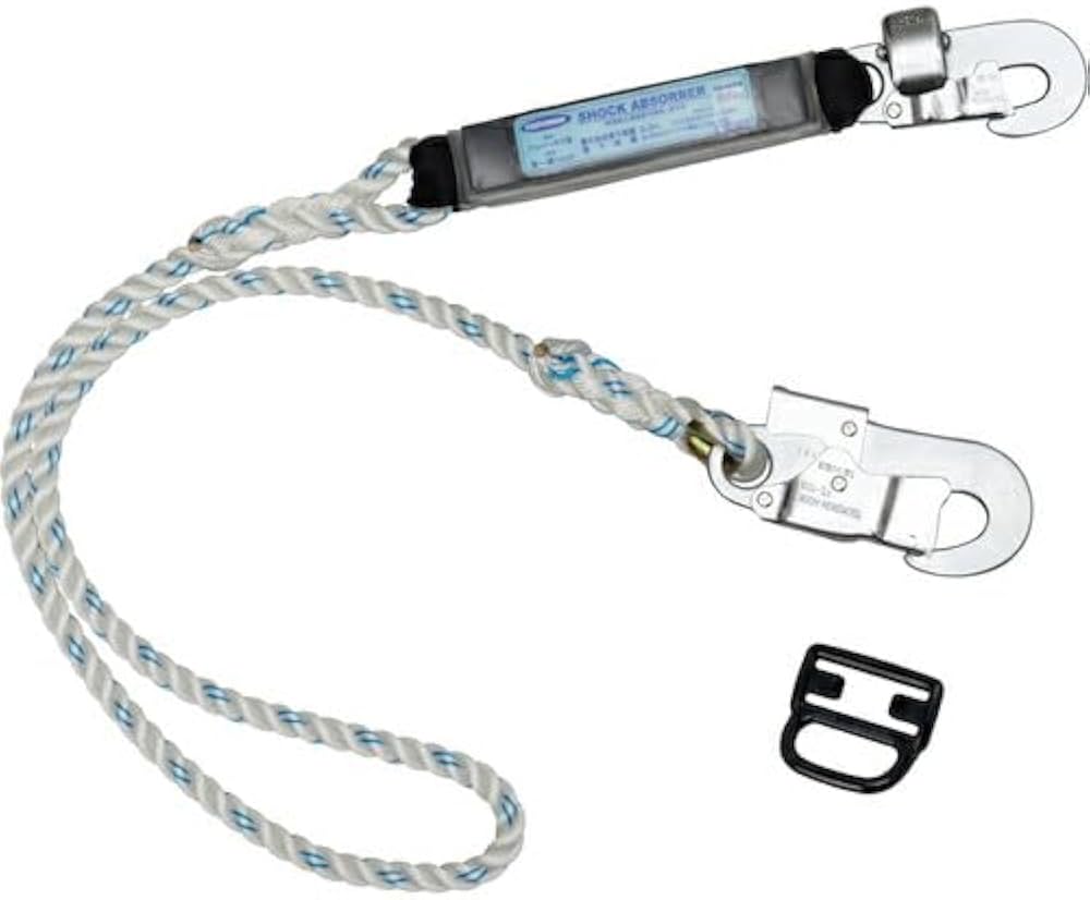 Amazon.co.jp: 藤井電工 TSUYORON フルハーネス用 ランヤード ロープ式