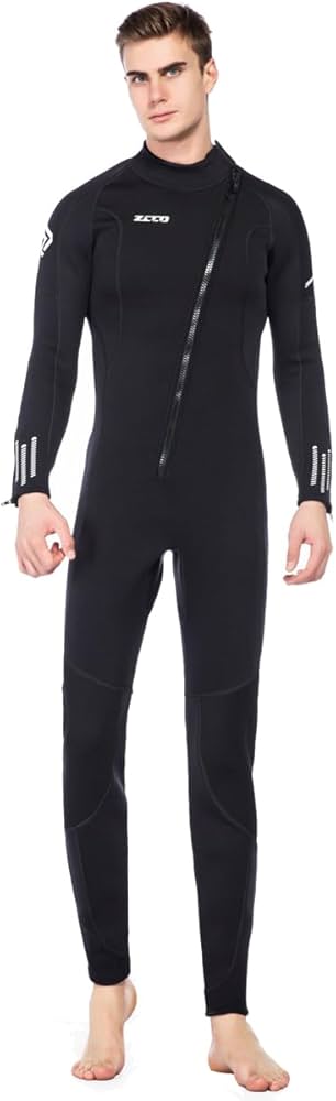 Amazon | ウェットスーツ メンズ 3mm ネオプレン フルスーツ フロント
