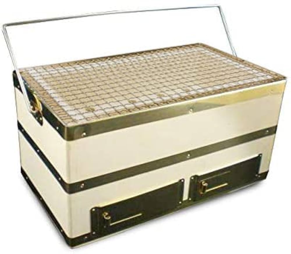 Amazon.co.jp: 奥能登天然珪藻土 切り出し七輪 長角30号 網付き 【1