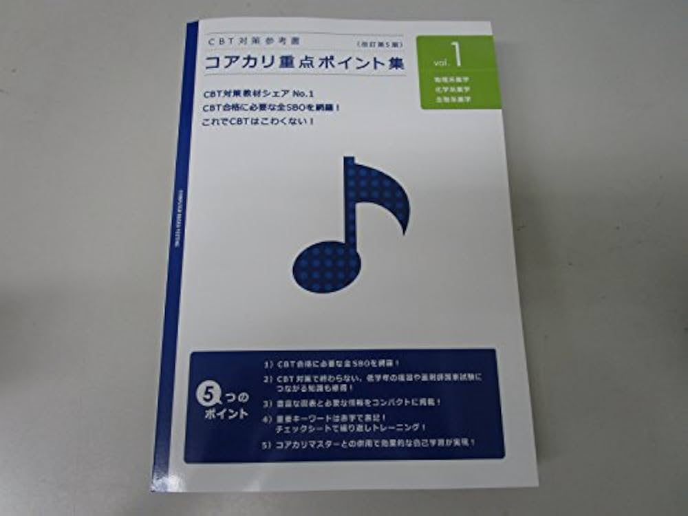 薬ゼミ 重点ポイント集 vol.1、2、3 改訂第7版 CBT対策 コアカリ重点